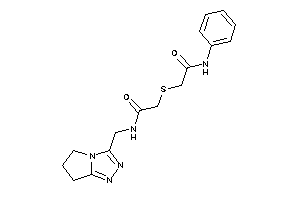 2-[(2-anilino-2-keto-ethyl)thio]-N-(6,7-dihydro-5H-pyrrolo[2,1-c][1,2,4]triazol-3-ylmethyl)acetamide