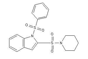 1-besyl-2-piperidinosulfonyl-indole