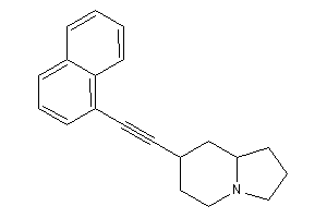 7-[2-(1-naphthyl)ethynyl]indolizidine