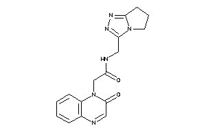 N-(6,7-dihydro-5H-pyrrolo[2,1-c][1,2,4]triazol-3-ylmethyl)-2-(2-ketoquinoxalin-1-yl)acetamide