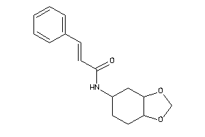 N-(3a,4,5,6,7,7a-hexahydro-1,3-benzodioxol-5-yl)-3-phenyl-acrylamide