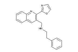 (2-oxazol-2-yl-3-quinolyl)methyl-phenethyl-amine