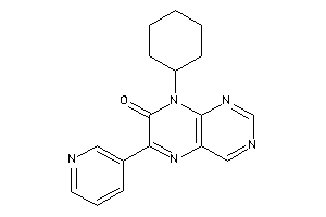 8-cyclohexyl-6-(3-pyridyl)pteridin-7-one