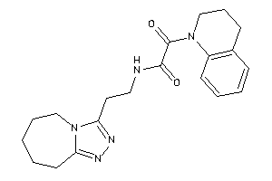 2-(3,4-dihydro-2H-quinolin-1-yl)-2-keto-N-[2-(6,7,8,9-tetrahydro-5H-[1,2,4]triazolo[4,3-a]azepin-3-yl)ethyl]acetamide