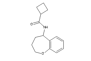 N-(2,3,4,5-tetrahydro-1-benzoxepin-5-yl)cyclobutanecarboxamide