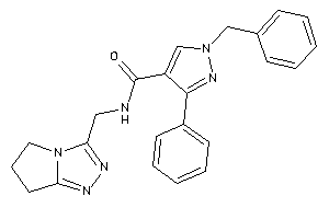 1-benzyl-N-(6,7-dihydro-5H-pyrrolo[2,1-c][1,2,4]triazol-3-ylmethyl)-3-phenyl-pyrazole-4-carboxamide