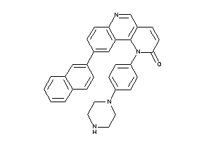 Image of 9-(2-naphthyl)-1-(4-piperazinophenyl)benzo[h][1,6]naphthyridin-2-one