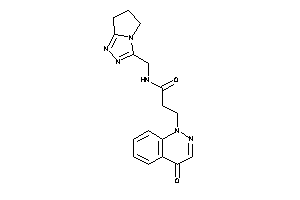N-(6,7-dihydro-5H-pyrrolo[2,1-c][1,2,4]triazol-3-ylmethyl)-3-(4-ketocinnolin-1-yl)propionamide