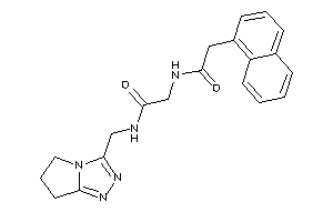 N-(6,7-dihydro-5H-pyrrolo[2,1-c][1,2,4]triazol-3-ylmethyl)-2-[[2-(1-naphthyl)acetyl]amino]acetamide