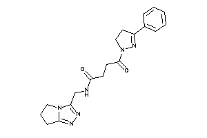 N-(6,7-dihydro-5H-pyrrolo[2,1-c][1,2,4]triazol-3-ylmethyl)-4-keto-4-(3-phenyl-2-pyrazolin-1-yl)butyramide