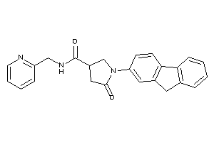 1-(9H-fluoren-2-yl)-5-keto-N-(2-pyridylmethyl)pyrrolidine-3-carboxamide