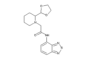 2-[2-(1,3-dioxolan-2-yl)piperidino]-N-piazthiol-4-yl-acetamide