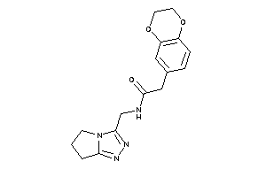 2-(2,3-dihydro-1,4-benzodioxin-6-yl)-N-(6,7-dihydro-5H-pyrrolo[2,1-c][1,2,4]triazol-3-ylmethyl)acetamide