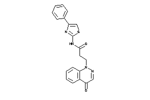 Image of 3-(4-ketocinnolin-1-yl)-N-(4-phenylthiazol-2-yl)propionamide