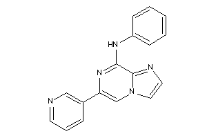Phenyl-[6-(3-pyridyl)imidazo[1,2-a]pyrazin-8-yl]amine