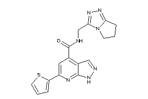 N-(6,7-dihydro-5H-pyrrolo[2,1-c][1,2,4]triazol-3-ylmethyl)-6-(2-thienyl)-1H-pyrazolo[3,4-b]pyridine-4-carboxamide