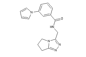 N-(6,7-dihydro-5H-pyrrolo[2,1-c][1,2,4]triazol-3-ylmethyl)-3-pyrrol-1-yl-benzamide