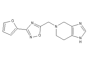 3-(2-furyl)-5-(1,4,6,7-tetrahydroimidazo[4,5-c]pyridin-5-ylmethyl)-1,2,4-oxadiazole