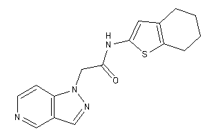 Image of 2-pyrazolo[4,3-c]pyridin-1-yl-N-(4,5,6,7-tetrahydrobenzothiophen-2-yl)acetamide