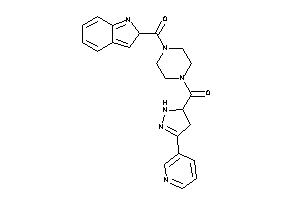 [4-(2H-indole-2-carbonyl)piperazino]-[5-(3-pyridyl)-2-pyrazolin-3-yl]methanone