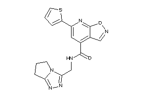 N-(6,7-dihydro-5H-pyrrolo[2,1-c][1,2,4]triazol-3-ylmethyl)-6-(2-thienyl)isoxazolo[5,4-b]pyridine-4-carboxamide