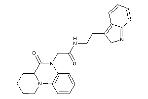 Image of N-[2-(2H-indol-3-yl)ethyl]-2-(6-keto-7,8,9,10-tetrahydro-6aH-pyrido[1,2-a]quinoxalin-5-yl)acetamide