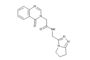 N-(6,7-dihydro-5H-pyrrolo[2,1-c][1,2,4]triazol-3-ylmethyl)-2-(4-ketoquinazolin-3-yl)acetamide