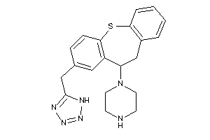 1-[3-(1H-tetrazol-5-ylmethyl)-5,6-dihydrobenzo[b][1]benzothiepin-5-yl]piperazine