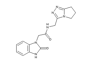 N-(6,7-dihydro-5H-pyrrolo[2,1-c][1,2,4]triazol-3-ylmethyl)-2-(2-keto-3H-benzimidazol-1-yl)acetamide