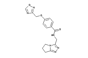 N-(6,7-dihydro-5H-pyrrolo[2,1-c][1,2,4]triazol-3-ylmethyl)-4-(1,2,4-oxadiazol-3-ylmethoxy)benzamide