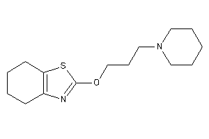 2-(3-piperidinopropoxy)-4,5,6,7-tetrahydro-1,3-benzothiazole