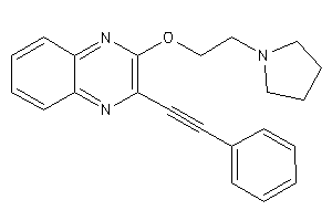 2-(2-phenylethynyl)-3-(2-pyrrolidinoethoxy)quinoxaline