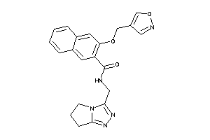 N-(6,7-dihydro-5H-pyrrolo[2,1-c][1,2,4]triazol-3-ylmethyl)-3-(isoxazol-4-ylmethoxy)-2-naphthamide