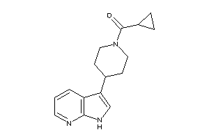 Image of Cyclopropyl-[4-(1H-pyrrolo[2,3-b]pyridin-3-yl)piperidino]methanone