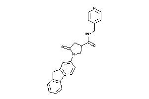 1-(9H-fluoren-2-yl)-5-keto-N-(4-pyridylmethyl)pyrrolidine-3-carboxamide