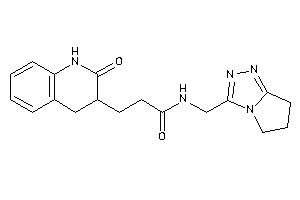 N-(6,7-dihydro-5H-pyrrolo[2,1-c][1,2,4]triazol-3-ylmethyl)-3-(2-keto-3,4-dihydro-1H-quinolin-3-yl)propionamide