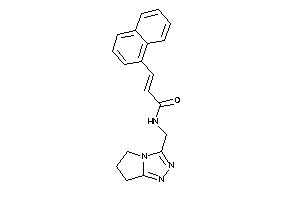 N-(6,7-dihydro-5H-pyrrolo[2,1-c][1,2,4]triazol-3-ylmethyl)-3-(1-naphthyl)acrylamide