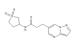 N-(1,1-diketothiolan-3-yl)-3-pyrazolo[1,5-a]pyrimidin-6-yl-propionamide