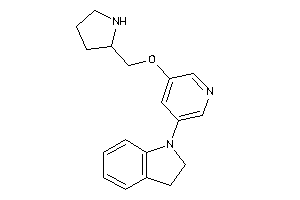 1-[5-(pyrrolidin-2-ylmethoxy)-3-pyridyl]indoline