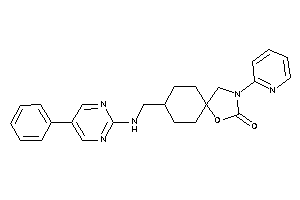 8-[[(5-phenylpyrimidin-2-yl)amino]methyl]-3-(2-pyridyl)-1-oxa-3-azaspiro[4.5]decan-2-one