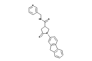 1-(9H-fluoren-2-yl)-5-keto-N-(3-pyridylmethyl)pyrrolidine-3-carboxamide