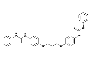 1-phenyl-3-[4-[3-[4-(phenylcarbamoylamino)phenoxy]propoxy]phenyl]urea