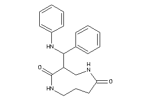 3-[anilino(phenyl)methyl]-1,5-diazonane-2,6-quinone