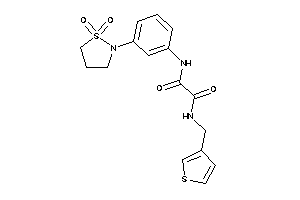 N'-[3-(1,1-diketo-1,2-thiazolidin-2-yl)phenyl]-N-(3-thenyl)oxamide