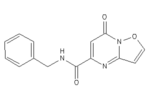 Image of N-benzyl-7-keto-isoxazolo[2,3-a]pyrimidine-5-carboxamide