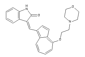 3-[[4-(2-morpholinoethoxy)azulen-1-yl]methylene]oxindole