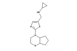 [2-(3,4a,5,6,7,7a-hexahydro-2H-cyclopenta[b][1,4]oxazin-4-yl)thiazol-5-yl]methyl-cyclopropyl-amine