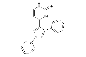 [4-(1,3-diphenylpyrazol-4-yl)-3,4-dihydro-1H-pyrimidin-2-ylidene]amine