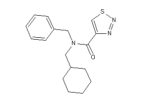 Image of N-benzyl-N-(cyclohexylmethyl)thiadiazole-4-carboxamide