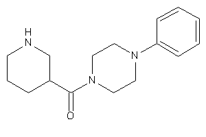 (4-phenylpiperazino)-(3-piperidyl)methanone